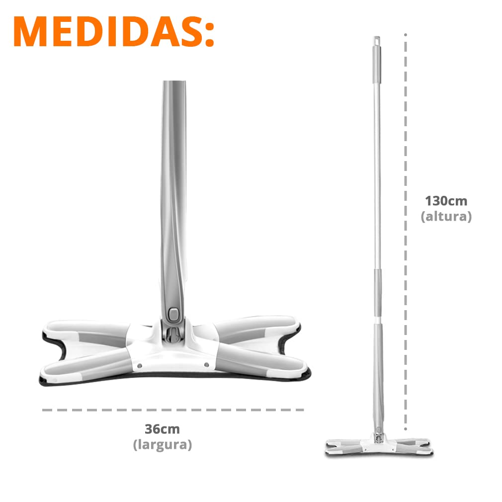 Esfregão Mop Microfibra de Torção