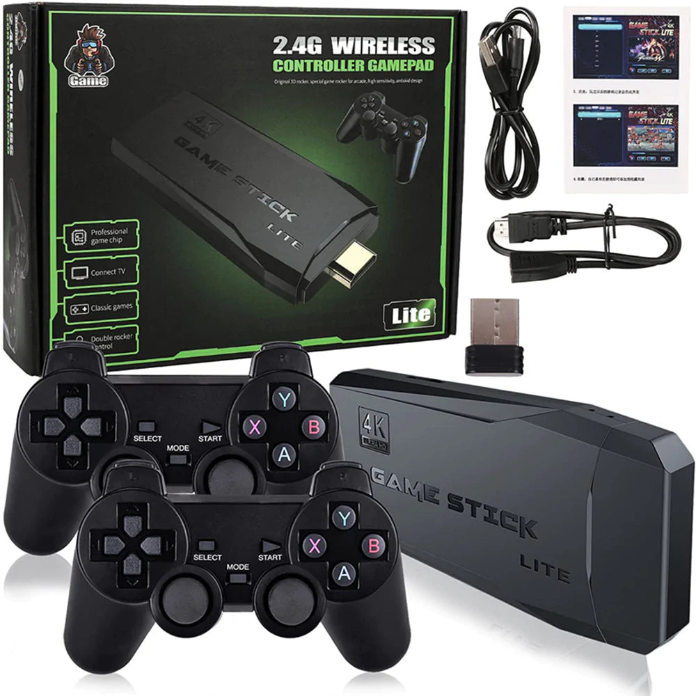 Video Game Retrô com 25.000 jogos, 64GB, 2 CONTROLES : .com