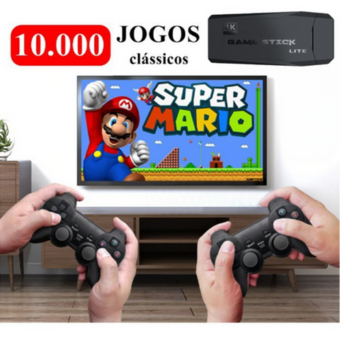 Video Game Retro Edição Especial Filme Super Mario Bros + 40.000 Mil jogos  + 2 Controles