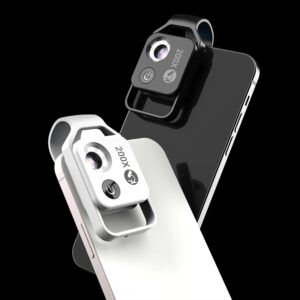 Microscópio de bolso para telefone
