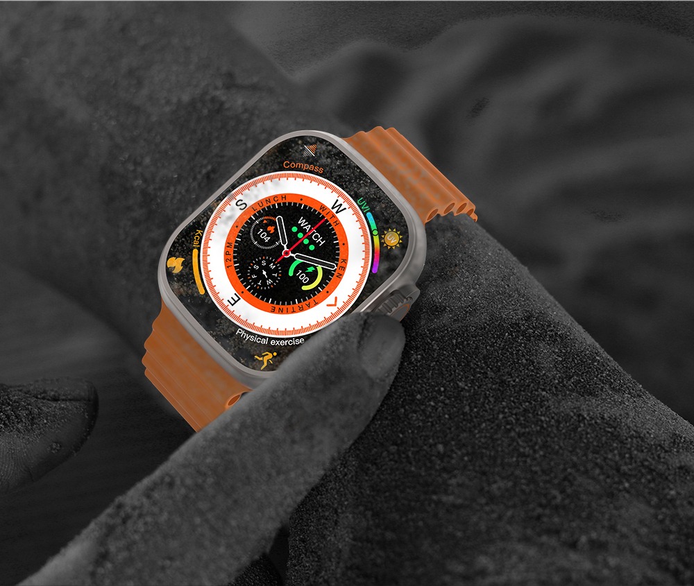 SmartWatch Ultra 8 com Carregador Magnético + Pulseira Brinde