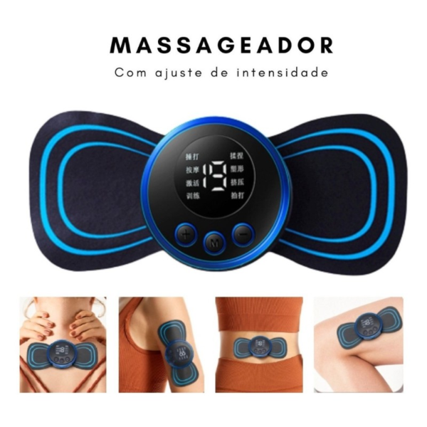 Massageador Portátil EMS Pulse Relief